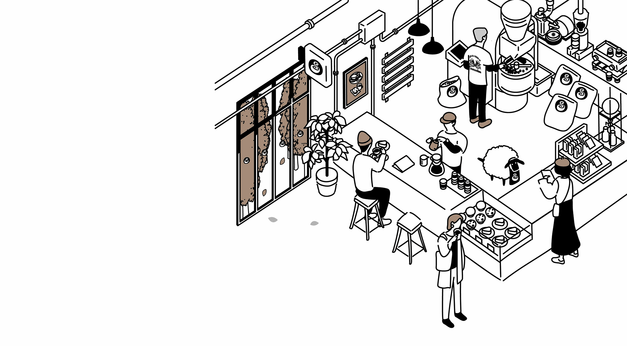 FLATWHITE COFFEE FACTORY anime