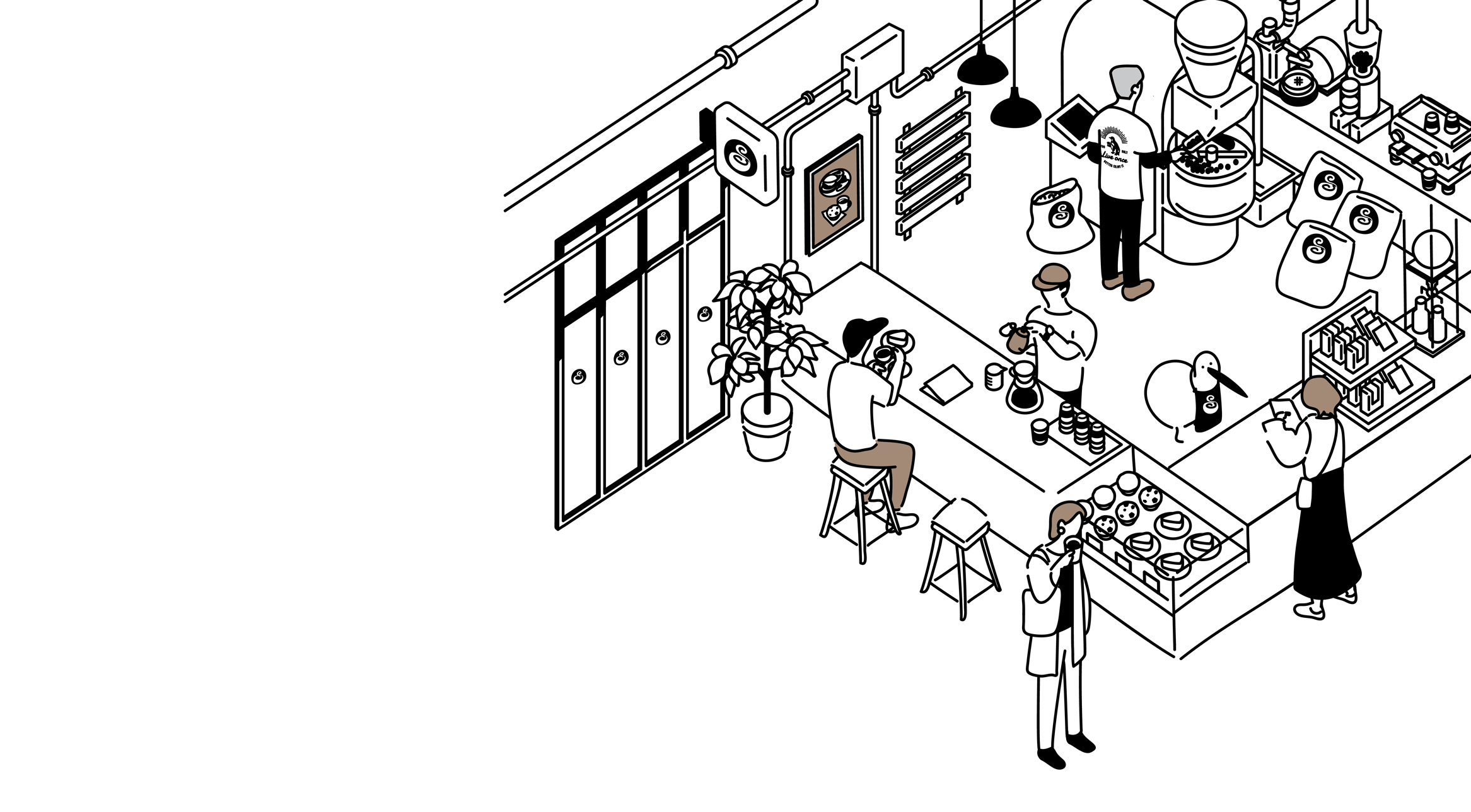 FLATWHITE COFFEE FACTORY anime
