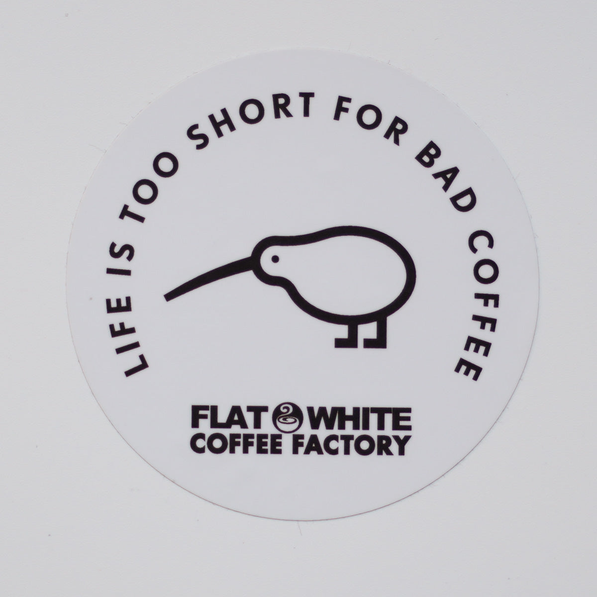 FWCFオリジナル ステッカー｜FLATWHITE COFFEE FACTORY