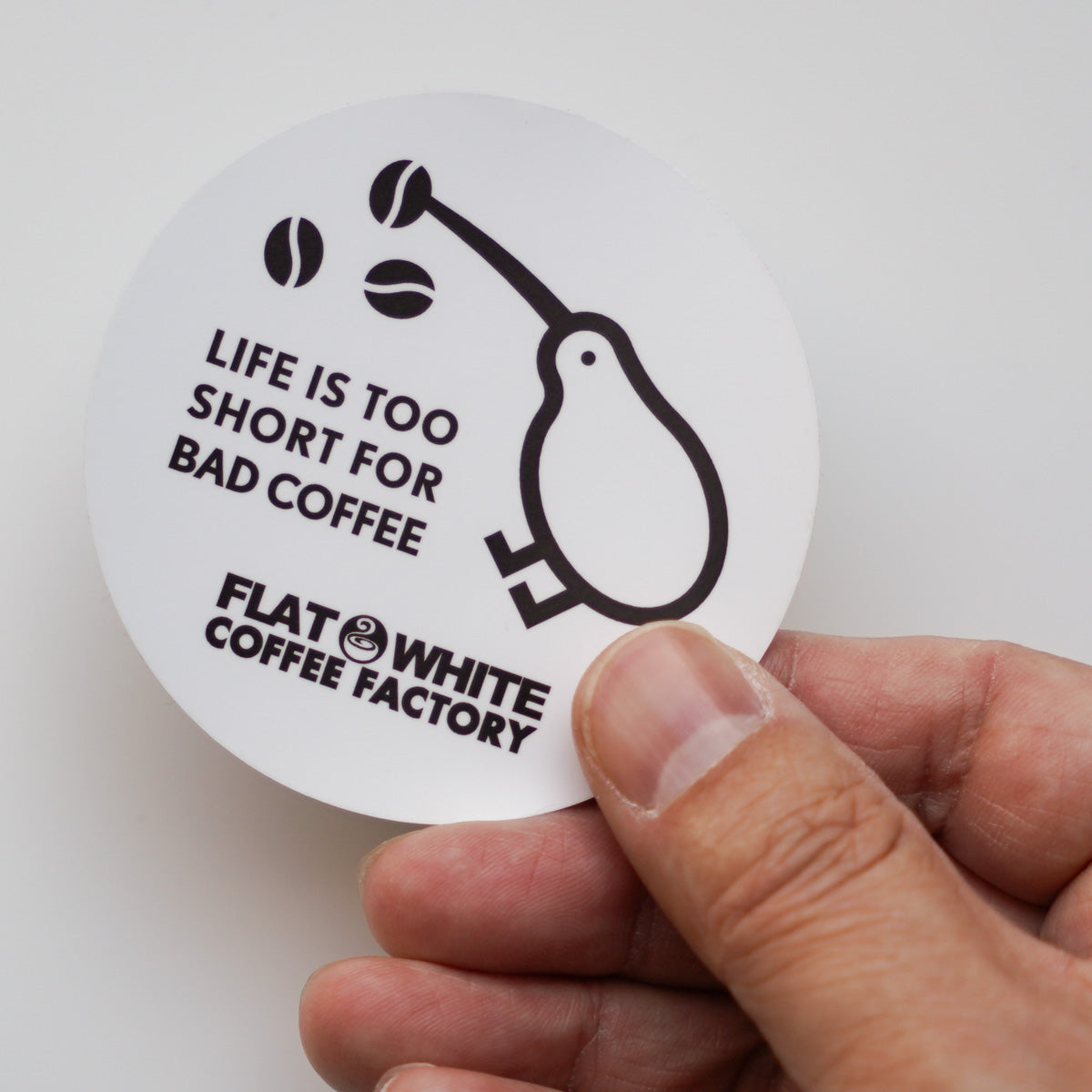 FWCFオリジナル ステッカー｜FLATWHITE COFFEE FACTORY