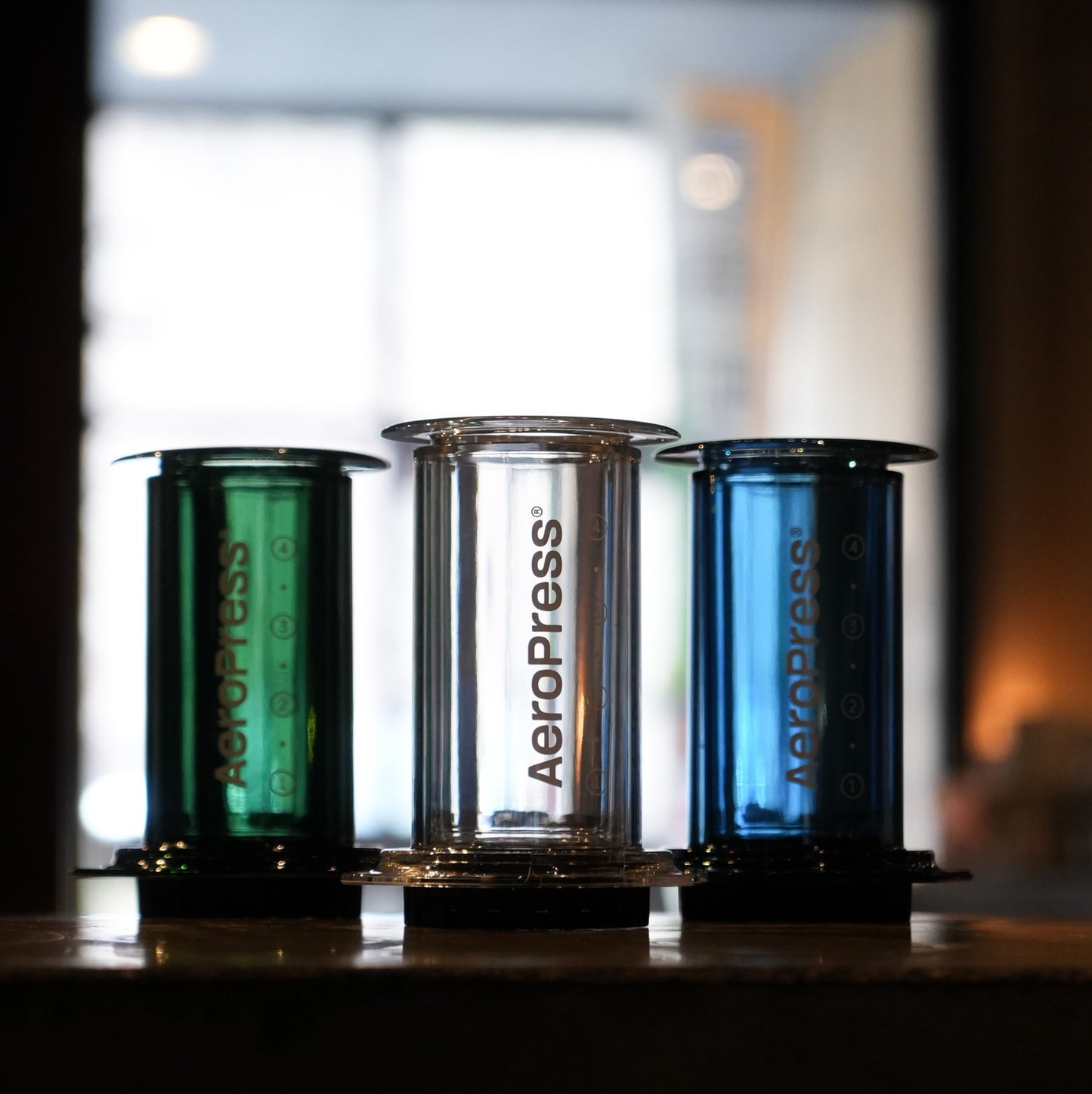 エアロプレスクリアとカラー