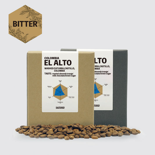 【ビターコーヒー】コロンビア エル・アルト農園 ウォッシュド