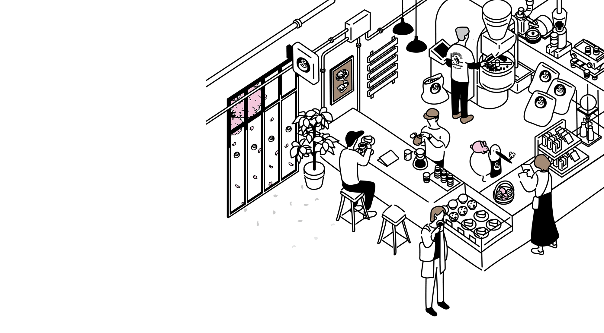 FLATWHITE COFFEE FACTORY anime