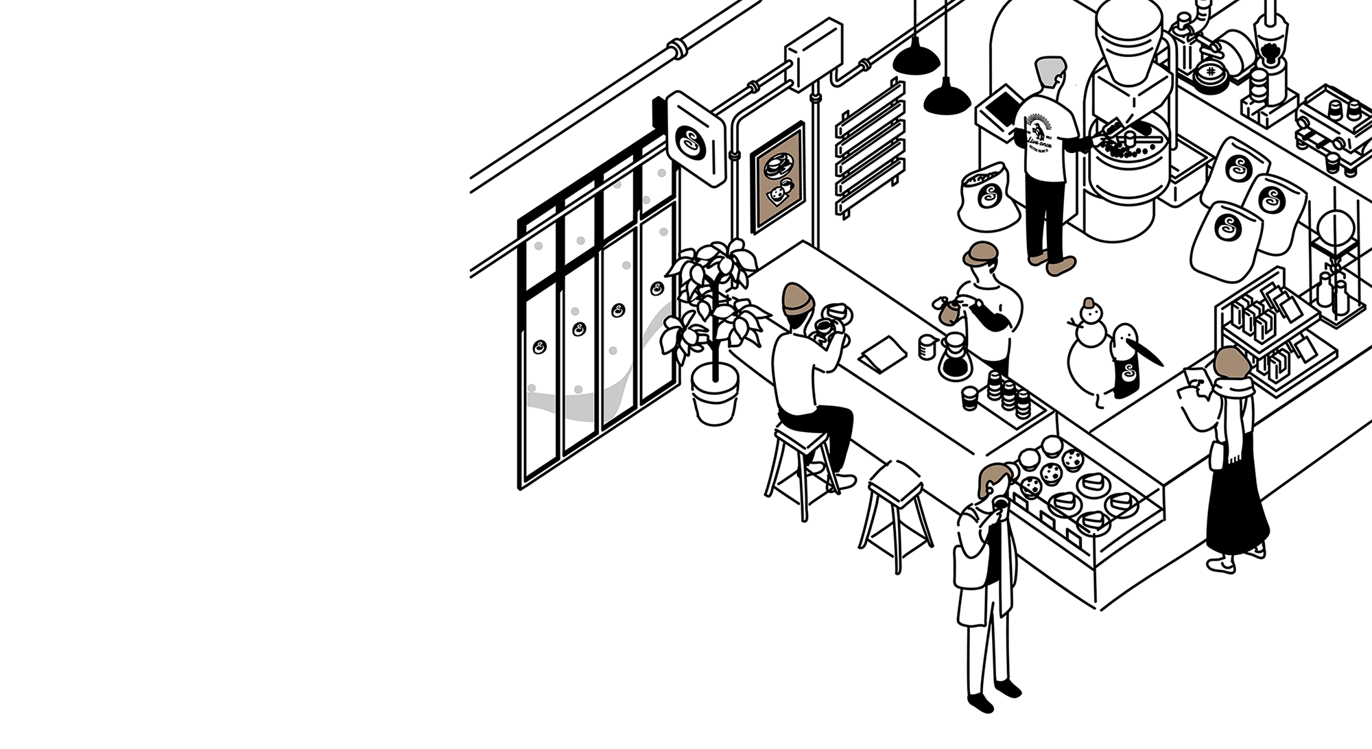 FLATWHITE COFFEE FACTORY anime