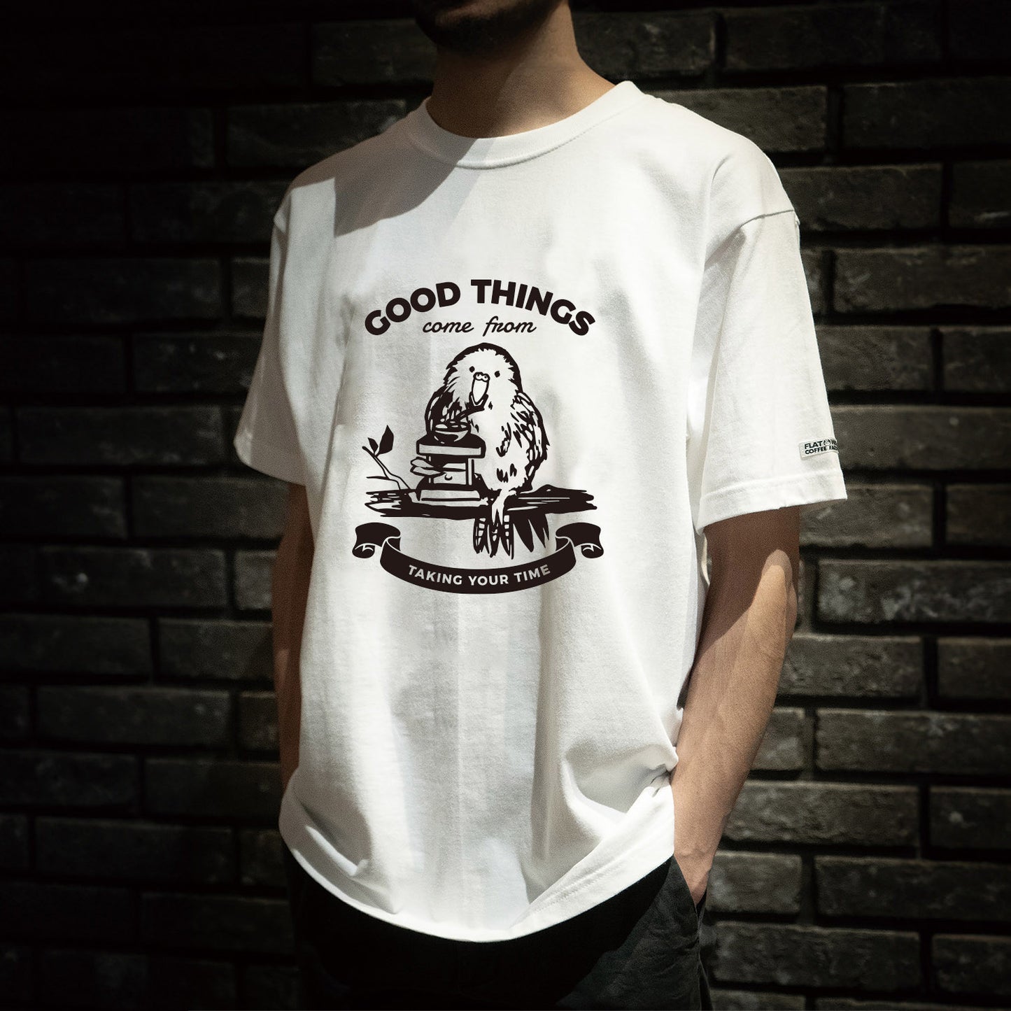 フラホワTシャツ　カカポ